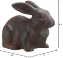 Full Bodied Cast Iron Rabbit Garden Figure by INsideOUT by GreenHaven Gardens