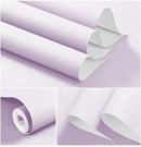 Dimoon 118''x17.7'' Purple Peel and Stick Wallpaper Contact Paper Modern Self Adhesive Wall Paper Removable Renter Friendly Textured Solid Color Shelf Cabinet Vinyl Roll (118''x17.7'',Light Purple) by GreenHaven Gardens