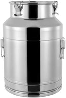 304 Food-Grade Stainless Steel Ice Bucket with Lid, 28L/7.4Gallon Good Sealing Storage Canister Milk Bucket Milk Can for Coffee, Tea, Water, Milk, Soup by CozyNest Decor