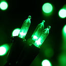 Brizled Green Christmas Lights, 33ft 100 LED Christmas String Lights, 120V UL Certified Plugin Xmas Tree Light Connectable Waterproof Mini Xmas Light for Home Tree Halloween Indoor Outdoor Decorations by TinyTreasures Baby Boutique