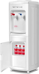 SAFEPLUS Top Loading Water Cooler Dispenser, Hot & Cold Freestanding Water Cooler Holds 5 Gallon Bottles Perfect for Home Office School UL & Energy-Saving Approved by CozyNest Decor