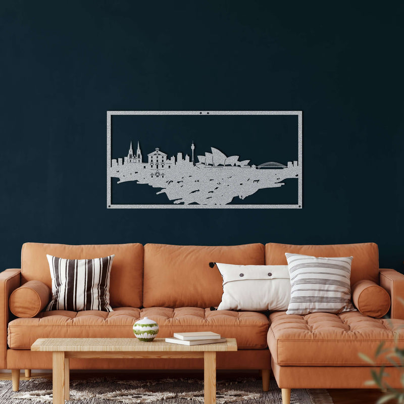 Sydney Skyline Metal Wall Art