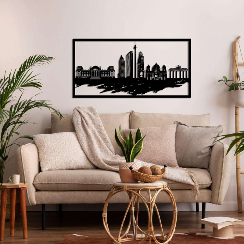 Berlin Skyline Metal Wall Art
