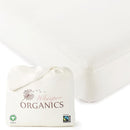 Organic Crib Mattress Protector - 100% Waterproof Crib Mattress Protector Pad with Soft Quiet & Breathable Triple Layer Protection - Fairtrade & GOTS Certified and Machine Washable (52"x28"x9”) by TinyTreasures Baby Boutique
