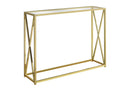 Accent Console Table For Entryway, Contemporary & Modern - Gold by HouseOfZazla