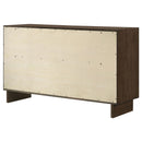 Hemlock - 6 Drawer Dresser Cabinet - Brown by HouseOfZazla