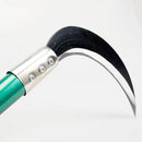 KEYI Weeding Sickle,Steel Grass Sickle,Manganese Steel Blade/Hardwood Handle Hand held Serrated Grass Hook Cutter - Great for Removing Unwanted Vines and Weeds. (13.8 in*6.3 in) by GreenHaven Gardens