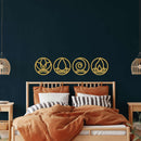 Four Elements Metal Wall Art