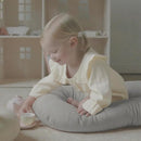 Baby Lounger - Snuggle Cozy Me Infant Lounger for Newborns | Breathable & Soft, Portable Awake-Time Pad, Essential Baby Gift- Grey (Lounger Cover Included) by TinyTreasures Baby Boutique
