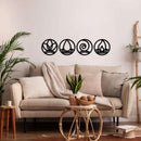 Four Elements Metal Wall Art