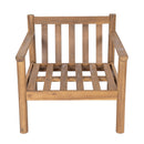 28" Mid-Century Modern Acacia Wood Outdoor Patio Chair by HouseOfZazla