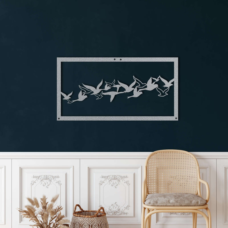 Birds Metal Wall Art