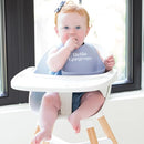 Baby Bib for Eating by Bella Tunno, Waterproof Silicone Bib with Large Food Catcher, Adjustable Fit for Babies 4-12 months & Toddlers 1-3 Years, Boys & Girls, Hello Gorgeous by TinyTreasures Baby Boutique
