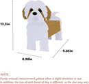 Brown Shih Tzu Dog Planter Plant Pots,Cute Garden Dog Flower Planter,Dog Planters Birthday Gifts for Women,Office,Indoor/Outdoor Decor（9.45in*8.98 * 13.5in） by GreenHaven Gardens