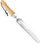 Berry&Bird Seeding Widger,Stainless Steel Seed Dibber Tool with Measuring Scale,Wooden Handle Garden Bulb Trowel for Seed Planting Tool Hand Shovel Planter Transplanter Dibber Soil Digginng by GreenHaven Gardens