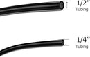 Garden Irrigation Tubing,1/4" Blank Distribution Tubing 100ft Flexible Tubing,Watering Drip Automatic Irrigation Equipment Set for Garden Greenhouse,Flower,Patio,Lawn (100 ft) by GreenHaven Gardens
