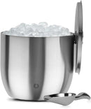 SNOWFOX XL Premium Vacuum Insulated Double Wall Stainless Steel Ice Bucket with Lid/Scoop, Bar Accessories, Large Elegant Party Bucket, Chills Several Bottles, Beautiful Entertaining Supplies, 7 Liter by CozyNest Decor