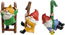 3 PCS Climbing Gnomes Tree Faces Decor Outdoor for Yard, Gnomes Statue, Outdoor Fairy Garden Resin Crafts, Flower Pot Landscape Dwarf, Micro Landscape Pendant Ornaments (3 PCS) by GreenHaven Gardens