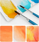 Watercolor Paint set, 36 Colors Premium Solid Watercolor Half Pans in Tin Box, 1 refillable Water Brush Pen, Art Pigment Kit Perfect for Artists Students Kids Beginners and Art Lovers by TinyTreasures Baby Boutique