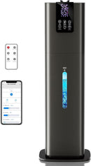 8L Smart Humidifier for Large Room Bedroom, Cover up to 505ft², Easy Top Fill, Remote & APP Control, Aroma Box, RGB Light, Last 48 Hours Suitable for Indoor Plant, Office, Home by TinyTreasures Baby Boutique