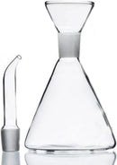 ELETON Olive Oil Dispenser Bottle Glass with No Drip Bottle Spout -Pourer Dispensing Bottles for Kitchen - Olive Glass Dispenser to Control Cooking Vegetable Oil and Vinegar(12 oz) by CozyNest Decor