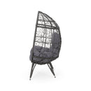 Cosmos - Round Hammered Iron Teardrop Chair by HouseOfZazla
