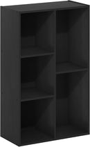 Furinno Luder 5-Cube Reversible Open Shelf, Blackwood by TinyTreasures Baby Boutique