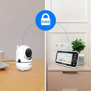 HelloBaby Upgrade 5’’ Baby Monitor with 30-Hour Battery, 2 Cameras Pan-Tilt-Zoom, 1000ft Range Video Audio Baby Monitor No WiFi, VOX, Night Vision, 2-Way Talk, 8 Lullabies and Temperature by TinyTreasures Baby Boutique