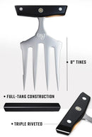 Dalstrong Meat Shredding Claws - Multi-Use Shredding Tool - Lifting, Pulling, Handling Utensils - x2 - Premium HC Stainless Steel G10 Hanlde -BBQ Meats, Brisket & More by GreenHaven Gardens
