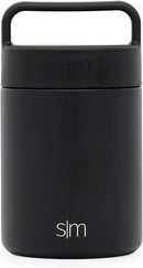 Simple Modern Food Jar for Hot Food | Reusable Stainless Steel Vacuum Insulated Leak Proof Lunch Storage for Smoothie Bowl, Soup, Oatmeal | Provision Collection | 12oz | Midnight Black by TinyTreasures Baby Boutique