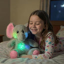 Cuteoy Glowing LED Light-up Elephant Nightlight Toys Musical Plush Stuffed Animal Singing Lullabies Birthday Christmas Plushies Gifts for Kids Boys Girls,10.5" by TinyTreasures Baby Boutique