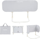 Ciilee Baby Bed Rail for Toddlers Portable Travel Kids Beds Guard Rails for Queen Bed Foldable Children Side Railing for Twin Beds Adjustable Bedrail Barandas para Camas de Niños（Grey,48in by TinyTreasures Baby Boutique
