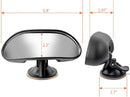 GES Rear View Mirror - 360 Degree Adjustable, Strengthen Suction Cup for Car - 5.9 x 2.2Inch - Black by TinyTreasures Baby Boutique