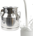 Stainless Steel Milk Can, 20 L/5.25 Gallon Heavy Duty Airtight Storage Canister Milk Bucket with Lid, Embedded Silicone Milk Jug Wine Pail Water Cereals Bucket with Three Latches and Two Handles by CozyNest Decor