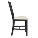 6-Piece Wood Half Round Dining Table Set Kitchen Table Set with Long Bench and 4 Dining Chairs, Modern Style, Gray