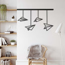 Paper Plane Metal Wall Art