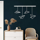 Paper Plane Metal Wall Art