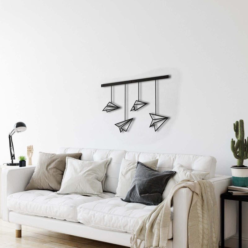 Paper Plane Metal Wall Art