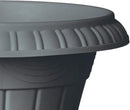 PL20GY Classic Traditional Plastic Urn Planter Indoor/Outdoor, 10" x 12", Gray by CozyNest Decor