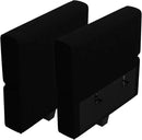 Belffin Modular Sofa Armrest Backrest Module for Modular Sectional Sofa Couch Side Armrest, Backrest Velvet Black by CozyNest Decor