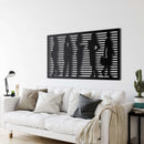 Women Fashion Metal Wall Art