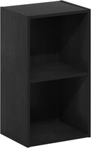 Furinno Luder Bookcase / Book / Storage, 2-Tier Cube, Blackwood by TinyTreasures Baby Boutique
