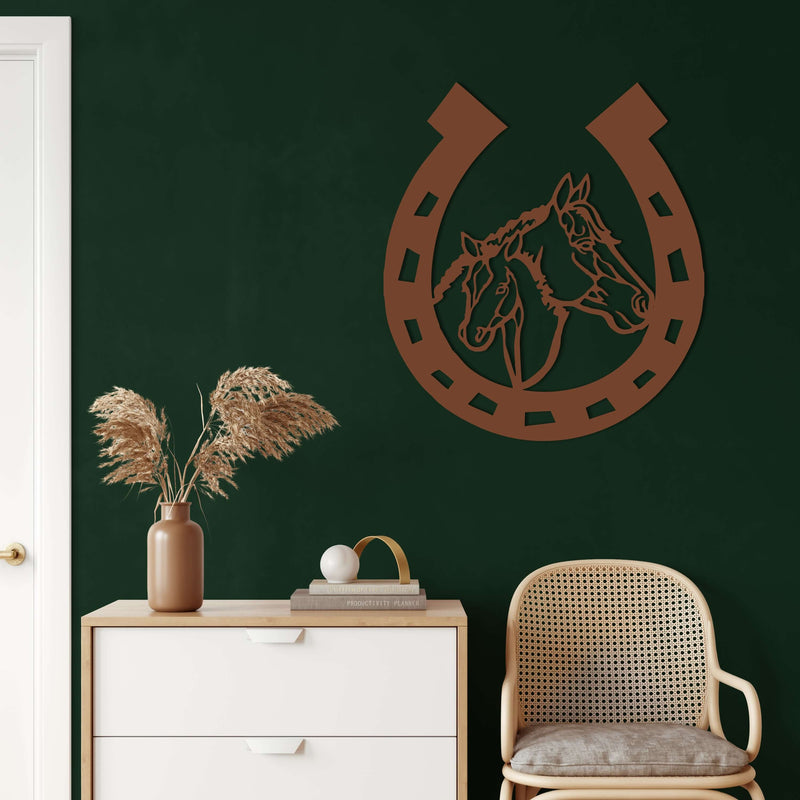 Horseshoe Metal Wall Art