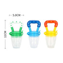 Food Feeder Baby Fruit Pacifier (3 Pcs) with 6 Different Sized Silicone Pacifiers 2 PCS Dispensing Spoon 90ML Spoons Clip Infant Teething Feeders -Blue by TinyTreasures Baby Boutique