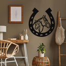 Horseshoe Metal Wall Art