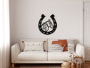 Horseshoe Metal Wall Art