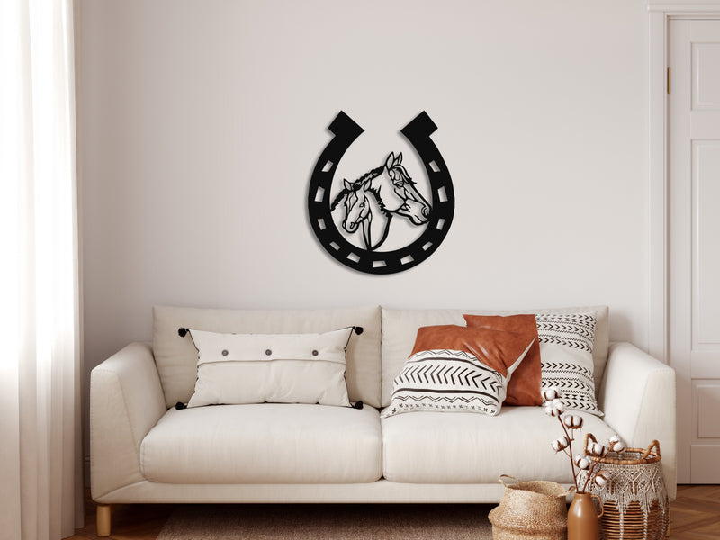 Horseshoe Metal Wall Art