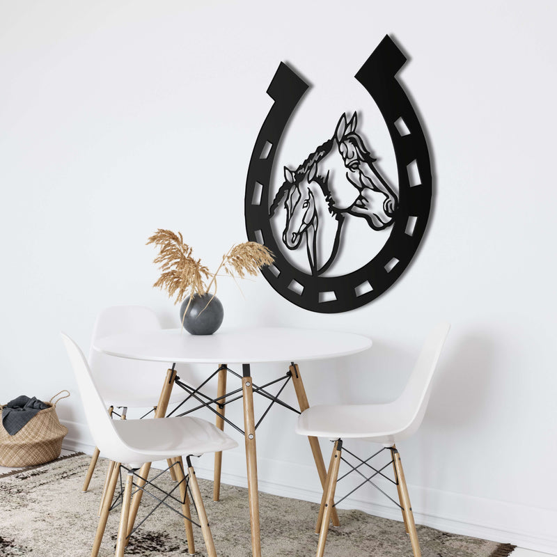 Horseshoe Metal Wall Art