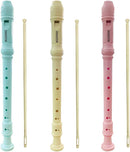 Soprano Recorder Baroque style German style C Key 8 Holes Soprano Recorder for Beginners Kids students(German, ivory white) by TinyTreasures Baby Boutique