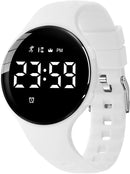 Kids Watches for Girls Boys Digital Sport Watch with Step Counter Pedometer Vibration Alarm Clock, No App Waterproof Fitness Tracker Kids Watch Boys Girls Teens Students Ages 5-16 by TinyTreasures Baby Boutique